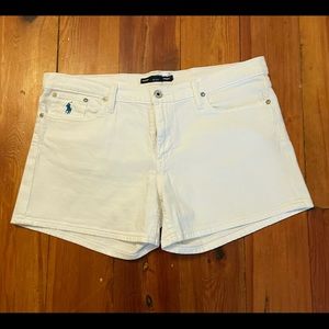 Woman’s White Denim Polo Ralph Lauren Shorts
